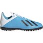 Jalgpalli puutsad Adidas X 19.4 TF Jr F35347, sinine цена и информация | Jalgpallijalatsid | kaup24.ee