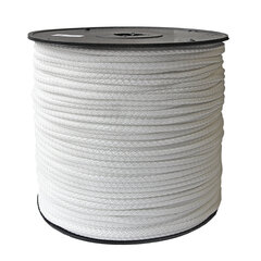 Веревка для вязания 5.5 мм. цвет белый(Нр. 12) 200 м. цена и информация | Принадлежности для вязания крючком | kaup24.ee