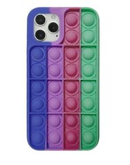 Hallo POP IT силиконовый чехол для Apple iPhone 12 Pro Max, Фиолетовый-Зелёный цена и информация | Чехлы для телефонов | kaup24.ee