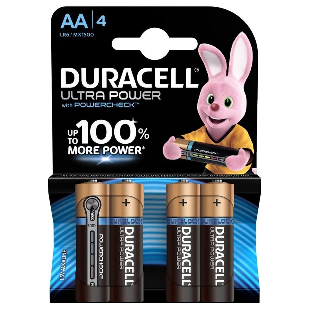 Patareid Duracell Ultra Power AAA/LR03 hind ja info | Patareid | kaup24.ee
