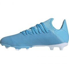 Poiste jalgpalli puutsad, Adidas X 19.3 FG Jr F35366 sinine hind ja info | Jalgpallijalatsid | kaup24.ee