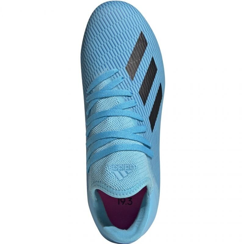 Poiste jalgpalli puutsad, Adidas X 19.3 FG Jr F35366 sinine hind ja info | Jalgpallijalatsid | kaup24.ee