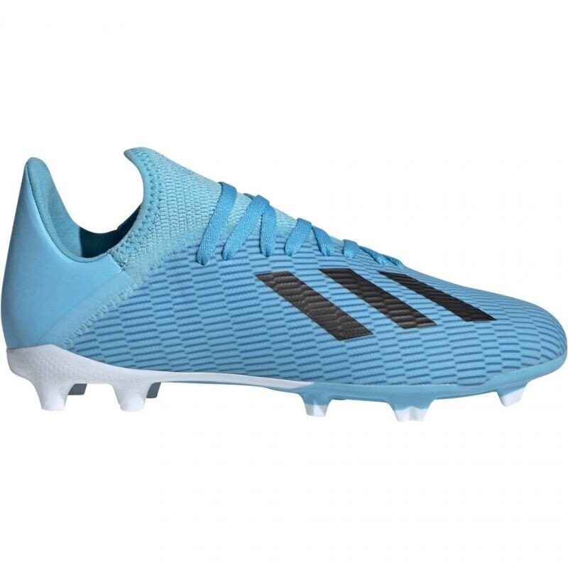 Poiste jalgpalli puutsad, Adidas X 19.3 FG Jr F35366 sinine hind ja info | Jalgpallijalatsid | kaup24.ee