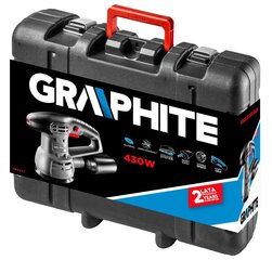 Эксцентриковая шлифмашина Graphite 430W 59G347 цена и информация | Шлифовальные машины | kaup24.ee