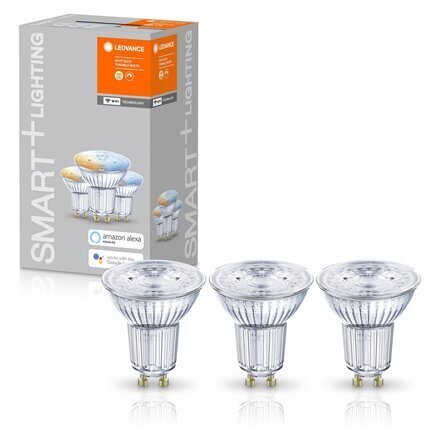 Nutikas LED-pirn Ledvance Smart Spot GU10 5W 350lm, 3 tk цена и информация | Lambipirnid, lambid | kaup24.ee