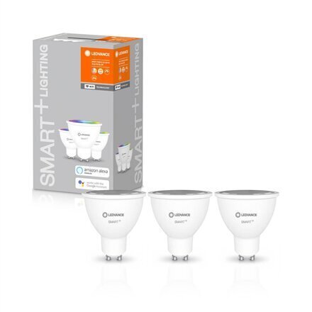 Nutikas LED-pirn Ledvance Smart Spot GU10 5W 350lm, 3 tk цена и информация | Lambipirnid, lambid | kaup24.ee