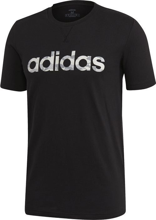 Adidas T-Särgid E Camo Lin Tee Black цена и информация | Meeste T-särgid | kaup24.ee