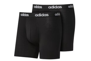 Hижнее белье Adidas Linear Brief 2p, чёрные цена и информация | Мужские боксеры | kaup24.ee