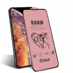 LCD kaitsev karastatud klaas 520D Apple iPhone X/XS/11 Pro must цена и информация | Защитные пленки для телефонов | kaup24.ee