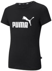 Puma Футболки Ess Logo Tee Black цена и информация | Спортивная одежда для женщин | kaup24.ee