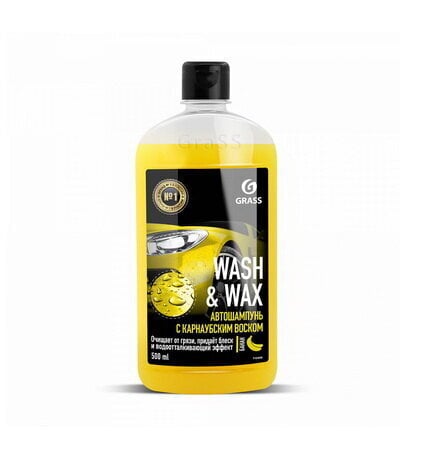 Autošampoon каrnauba vahaga Wash & Wax 500 ml hind ja info | Autokeemia | kaup24.ee