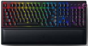 Mehaaniline klaviatuur Razer BlackWidow V3 Pro, Green Switch, US, must hind ja info | Klaviatuurid | kaup24.ee