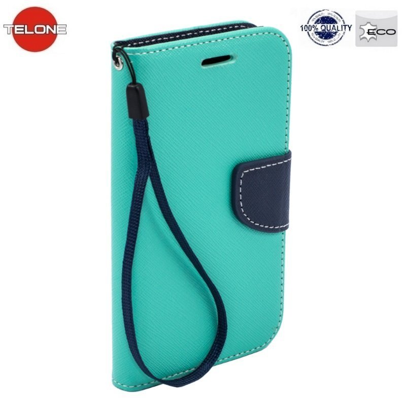 Kaitseümbris Telone Fancy Diary Bookstand sobib Samsung Galaxy S7 (G930F), sinakas hind ja info | Telefoni kaaned, ümbrised | kaup24.ee