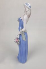 Фарфоровая статуэтка «Девушка», ~29x10 см цена и информация | Детали интерьера | kaup24.ee