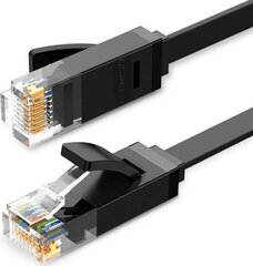 Сетевой кабель Ugreen NW102 RJ45, Cat.6, UTP, 0.5 м, черный цена и информация | Кабели и провода | kaup24.ee
