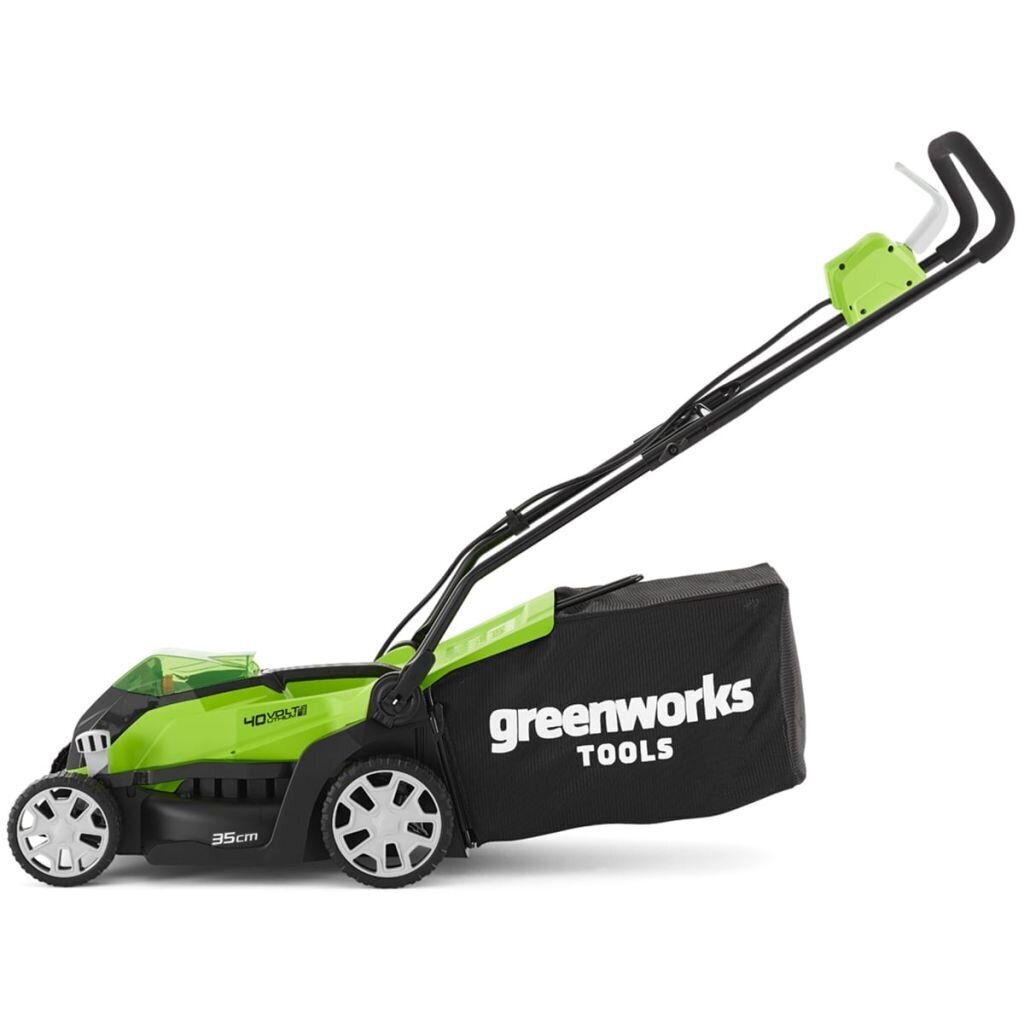 Greenworks muruniiduk 2 x 40 V 2 Ah akuga "G40LM35" 2501907UC hind ja info | Muruniidukid | kaup24.ee