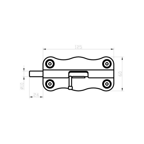 Riiv 125/70, valge hind ja info | Ukse hinged, tarvikud | kaup24.ee