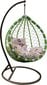 Ripptool koos alusega Saska Garden Cocoon Crescent Cocoon, roheline/valge hind ja info | Aiatoolid | kaup24.ee