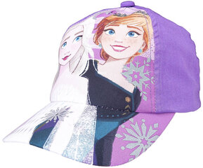 Setino Бейсболка Frozen 2 Lilac цена и информация | Шапки, перчатки, шарфы для девочек | kaup24.ee