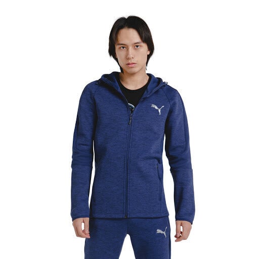 Džemper Puma Evostripe FZ Hood Blue цена и информация | Meeste pusad | kaup24.ee