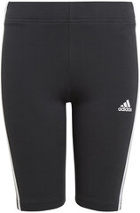 Adidas Lühikesed Püksid G 3S Bk Short Black GN4090/152 цена и информация | Шорты для девочек | kaup24.ee