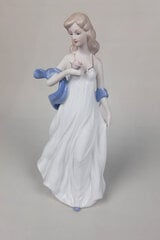 Фарфоровая статуэтка «Девушка», ~29x10 см цена и информация | Детали интерьера | kaup24.ee