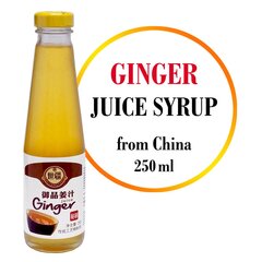 Ingverimahla looduslik siirup, Ginger Juice Syrup, 250ml hind ja info | Hoidised, keedised, konservid | kaup24.ee