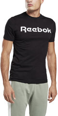 Reebok T-Särgid Gs Linear Re Black GJ0136/L hind ja info | Meeste spordiriided | kaup24.ee