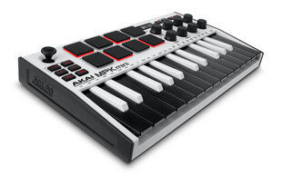 AKAI MPK Mini MK3 MIDI kontroller (valge) цена и информация | Клавишные музыкальные инструменты | kaup24.ee