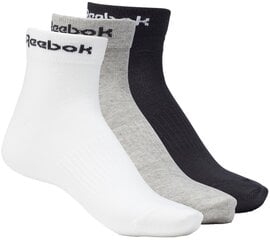 Reebok Носки Act Core Ankle Sock White Black Grey GH8168/46-48 цена и информация | Мужские носки | kaup24.ee