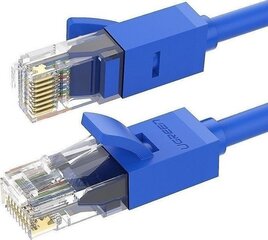 Võrgukaabel Ugreen NW102 RJ45, Cat.6, UTP, ümmargune, 1 m, sinine цена и информация | Кабели и провода | kaup24.ee