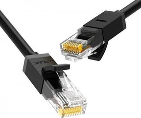 Сетевой кабель Ugreen NW102 RJ45, Cat.6, UTP, круглый, 8 м, черный цена и информация | Кабели и провода | kaup24.ee
