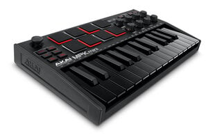 AKAI MPK MINI MK3 MIDI kontroller (must) цена и информация | Клавишные музыкальные инструменты | kaup24.ee