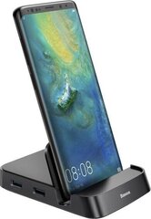 Адаптер Baseus BSU1433BLK, USB-C цена и информация | Адаптеры и USB-hub | kaup24.ee