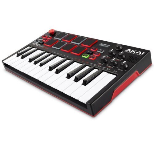 AKAI MPK MINI Play MIDI kontroller (sisseehitatud helidega) hind ja info | Klahvpillid | kaup24.ee