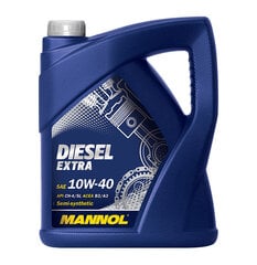 Масло моторное Mannol 7504 Diesel Extra 10W-40, 5л цена и информация | Моторные масла | kaup24.ee