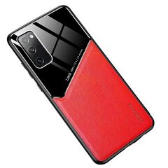 Mocco Lens Leather Back чехол Кожанный чехол для Apple Iphone 12/12 Pro Красный цена и информация | Чехлы для телефонов | kaup24.ee