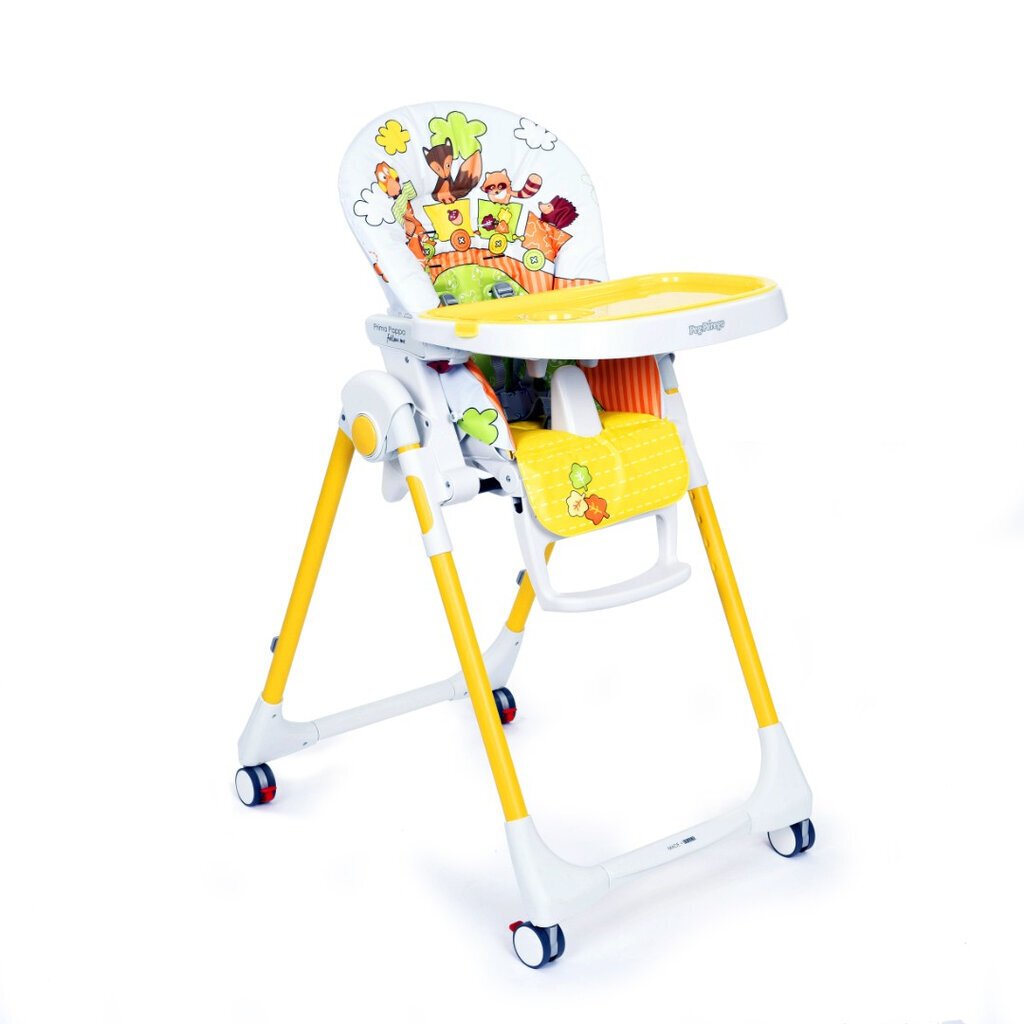 Multifunktsionaalne söötmistool Peg Perego Prima Pappa Follow Me, Fox & Friends hind ja info | Laste söögitoolid | kaup24.ee