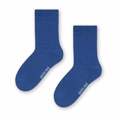 Детские носки из мериносовой шерсти, синие цена и информация | Носки, колготки для мальчиков | kaup24.ee