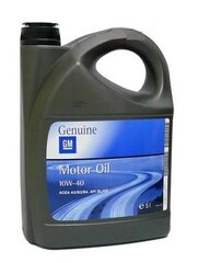 Poolsünteetiline mootoriõli GM MOTOROIL 10W40 5l hind ja info | Mootoriõlid | kaup24.ee