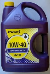 Моторное масло полусинтетическое PILOTS 10W40 SJ/CF, 5 л цена и информация | Моторные масла | kaup24.ee