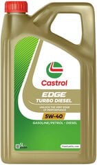 Castrol Edge Turbo Diesel TITANIUM FST 5W-40 5l hind ja info | Mootoriõlid | kaup24.ee