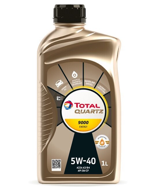 TOTAL Quartz 9000 ENERGY 5W-40 mootoriõli 1l цена и информация | Mootoriõlid | kaup24.ee