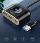 Baseus Square Round USB Adapter, HUB USB 3.0 to 1x USB 3.0 + 3x USB 2.0.1m (Must) hind ja info | Mobiiltelefonide kaablid | kaup24.ee