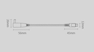 Baseus CA1T2-A0G hind ja info | Mobiiltelefonide kaablid | kaup24.ee