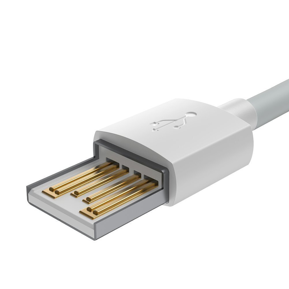 Baseus 2x set USB - Lightning cable fast charging Power Delivery 1,5 m white (TZCALZJ-02) hind ja info | Mobiiltelefonide kaablid | kaup24.ee
