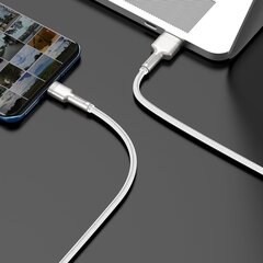 USB cable for USB-C Baseus Cafule, 40W, 2m (white) kaina ir informacija | Mobiiltelefonide kaablid | kaup24.ee