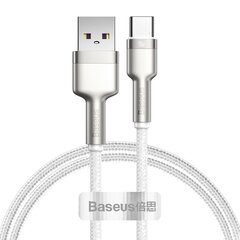 USB cable for USB-C Baseus Cafule, 40W, 2m (white) цена и информация | Кабели для телефонов | kaup24.ee