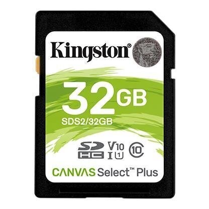 MEMORY SDHC 32GB C10/SDS2/32GB KINGSTON hind ja info | Mälupulgad | kaup24.ee