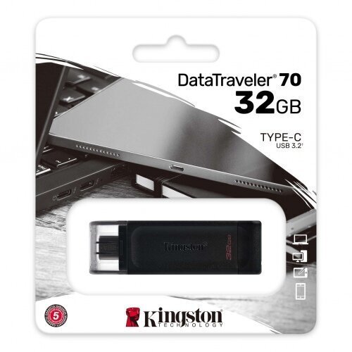 Kingston DataTraveler 70 32GB, USB-C hind ja info | Mälupulgad | kaup24.ee